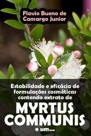 Estabilidade e eficácia de formulações cosméticas contendo extrato de Myrtus communis e um complexo vitamínico hidratante

Faculdade de Ciências Farmacêuticas de Ribeirão Preto / Medicamentos e Cosméticos
Universidade de São Paulo

"Considerando que a tendência atual em termos de formulações cosméticas é a veiculação de diferentes substâncias ativas num mesmo produto, [...] o objetivo desse trabalho foi a avaliação da estabilidade, da segurança e da eficácia clínica de formulações cosméticas, contendo extrato de Myrtus communis e um complexo vitamínico hidratante à base de D-pantenol e derivados de vitaminas C e E [...]. Finalizando, este estudo mostrou a importância do desenvolvimento de formulações cosméticas estáveis, de sensorial adequado e com eficácia comprovada, contendo o extrato hidrolisado de Myrtus communis e o complexo vitamínico objeto de estudo, para a hidratação, proteção e melhora das condições gerais da pele."

Obrigado por baixar ebooks grátis de atividade antioxidante . online na melhor biblioteca do Mundo!