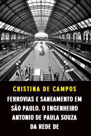   Ferrovias e saneamento em São Paulo. O engenheiro Antonio de Paula Souza da rede de infra-estrutura territorial urbana paulista, 1870-1893 Faculdade de Arquitetura e Urbanismo / História e Fundamentos da Arquitetura e do Urbanismo