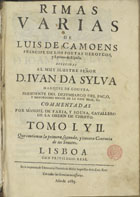 Rimas varias, Lisboa, 1685