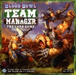 
						Blood Bowl: Team Manager ??? é um jogo de cartas de 2-4 jogadores sobre um violento campeonato de Futebol Americano. As equipes do Caos, Anões, Elfos, Humanos, Orcs e Skaven competem uns contra os outros ao longo de uma temporada brutal. Personalize a sua equipe através da elaboração de Jogadores Estrelas, contratação de pessoal e modernização das instalações. Conduza a sua gangue de desajustados e meliantes para a glória sobre seus rivais tudo para se tornar o Gerente do Ano na revista Spike!<br />
Uma vez que um gerente tenha escolhido uma das seis equipes, ele tem cinco semanas para prepará-los para os melhores do campeonato, culminando com o torneio de Blood Bowl. Ele faz isso competindo com destaques, coletando pagamentos, atualizando o seu pessoal, e elaborando Jogadores Estrelas.<br />
					
				 -  Jogos Temáticos -  Jogo de Cartas; Esportes; Fantasia; Fantasia -  Administração de Cartas; Construção de Baralho/Peças; Jogadores com Diferentes Habilidades; Construção de Rotas