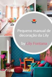 Aqui estão algumas ideias sobre decoração para você que quer dar um UP no seu espaço com ideias práticas e gastando pouco, mas não sabe por onde começar! É um engano pensar que uma bela decoração precisa de grande investimento, as melhores ideias são justamente as mais simples. Porém, claro, se fosse simples, todo mundo faria. Por isso aqui vão alguns conceitos básicos e ideias para você!

Obrigado por baixar grátis livros de cursos e manuais em formato epub kindle pdf txt e HTML. online na melhor biblioteca eletrônica do Mundo!
