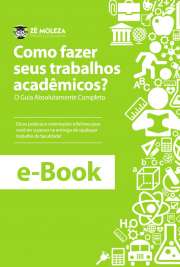 As informações apresentadas neste manual estão fundamentadas nas normas
da Associação Brasileira de Normas Técnicas (ABNT), que é o órgão responsável pela
normalização técnica no Brasil. Mas, é importante lembrar que algumas universidades
publicam seus próprios manuais e roteiros para elaboração de projetos e trabalhos
acadêmicos. Por isso, consulte sempre seu professor/orientador, ou a instituição que você
pretende apresentar seu projeto, para saber quais as exigências necessárias para a
realização da sua tarefa.