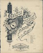 VARELA, Reinaldo, 1867-1940<br/>Cantos populares : 12 fados para piano. - 3ª ed. - Porto : Eduardo da Fonseca, [ca. 1900]. - Partitura (8 p.) : il., capa ; 32 cm