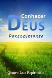 A vida cristã planeada por Deus é para ser vivida. Vivida na sua plenitude. Não deve ser um simples padrão de comportamento, um estilo de vida para ser conduzido moralmente, ou uma vida religiosa exterior. A vida cristã é uma vida de relacionamento pessoal com o Deus criador que se revelou ao homem através do seu Filho Jesus Cristo. “Conhecer Deus Pessoalmente” traz uma série de 7 lições que foram elaboradas para auxiliar o cristão no crescimento do seu relacionamento com Jesus Cristo. Este livro apresenta alguns princípios para um desenvolvimento cristão real e contínuo, promovendo uma nova vida... com Cristo... de Comunhão com Deus... no Espírito Santo... de Crescimento Espiritual... na Oração... na Palavra de Deus... em Comunhão com Outros Cristãos.