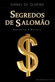 «Segredos de Salomão» é um livro de fácil leitura, repleto de citações desde os sábios antigos até aos contemporâneos: Confúcio, Séneca, Shakespeare, Og Mandino, Jim Rohn, John Maxwell, entre outros. Inspirado no best-seller «Provérbios» de Salomão, aquele que é considerado por muitos como o rei mais rico e sábio de todos os tempos. Depois de estudar a vida e obra do rei Salomão, e o porquê da sua grande riqueza e sabedoria, o autor dá a conhecer os 12 segredos de Salomão para o sucesso. Estes segredos transformarão a sua vida assim como fizeram com muitas pessoas ao longo da História, se você tão-somente os colocar em prática. Aprenda com os sábios e você se tornará um, e experimentará a prosperidade em todas as áreas da sua vida.
