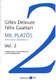 Em 1997, publicado seu quinto volume, concluía-se a edição brasileira de Mil Platôs, de Gilles Deleuze e Félix Guattari, que se iniciara em 1995. O intervalo entre a edição original dessa obra, que é de 1980, e a de sua tradução completa para o português não deixa de revelar as dificuldades na recepção desse livro que faz avançar o trabalho de criação de uma nova imagem do pensamento e que questiona os pressupostos dominantes na filosofia e nas ciências humanas: a crença em uma tendência natural do pensamento para a verdade, o modelo do reconhecimento e a pretensão de um fundamento.

Mil Platôs, que compartilha com O Anti-Édipo o subtítulo Capitalismo e Esquizofrenia, não é uma continuação linear das teses propostas no livro de 1972: de um volume a outro há m...