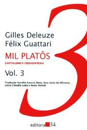 Em 1997, publicado seu quinto volume, concluía-se a edição brasileira de Mil Platôs, de Gilles Deleuze e Félix Guattari, que se iniciara em 1995. O intervalo entre a edição original dessa obra, que é de 1980, e a de sua tradução completa para o português não deixa de revelar as dificuldades na recepção desse livro que faz avançar o trabalho de criação de uma nova imagem do pensamento e que questiona os pressupostos dominantes na filosofia e nas ciências humanas: a crença em uma tendência natural do pensamento para a verdade, o modelo do reconhecimento e a pretensão de um fundamento.

Mil Platôs, que compartilha com O Anti-Édipo o subtítulo Capitalismo e Esquizofrenia, não é uma continuação linear das teses propostas no livro de 1972: de um volume a outro há m...