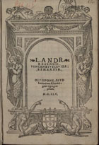 RESENDE, André de, 1498-1573<br/>L. Andr. Resendij Vincentius leuita et martyr. - Olisipone : apud Lodouicum Rhotorigium, 1545. - [45], 64 [i.é 65], 6 p. ; 4º (21 cm)