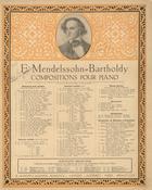 MENDELSSOHN, Felix, 1809-1847<br/>Lieder ohne Worte = Romances sans paroles = Songs without words : pour le piano / Mendelssohn ; Neu-Ausgabe von Emil Sauer. - Mayence : B. Schotts Söhne cop. 1920. - Partitura (7 p.) ; 35 cm