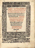 Liber de scholastica disciplina autoritatibus scripturarum cum distichis interpositis cõpositus.... - Vlixbone : per Germanum Gallardum, 1532. - [62] f. : il. ; 4º (20 cm)