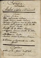 GOLDONI, Carlo, 1707-1793<br/>Comedia intitulada Mulher sabia e prudente / [Carlo Goldoni] ; [trad. de Fr. José de Santa Rita] 1784 Ago. 15. - [1], 49 f., enc. ; 21 cm