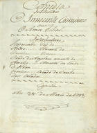 O INOCENTE CRIMINOSO OU O AMOR FILIAL<br/>Comedia intitulada O innocente criminozo ou O amor filial 1793 Mar. 28. - [1], 48 f., enc. ; 21 cm