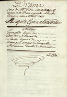 METASTASIO, Pietro, 1698-1782<br/>Drama serio do Abbe. Pedro Matestacio e novamente ordena[da] segundo o theatro portuguez com o título da A suposta espoza abandonada 1796. - [1], 38 f., enc. ; 21 cm