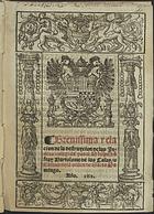 LAS CASAS, Bartolomé de, O.P. 1474-1566,<br/>Breuissima relacion de la destruycion de las Indias / colegida por el Obispo do[m] fray Bartolome de las Casas o Casaus de la orden de Sa[n]cto Domingo. - Seuilla : en casa de Sebastian Trugillo impressor de libros, 1552. - [50] f. ; 4º (19 cm)