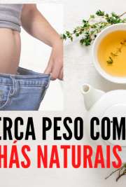 Perca peso com chás naturais