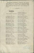 Duas tramelas de prata : conversação interessante e judiciosa, que tiveram duas visinhas ácerca da postura da Camara Municipal, que diz respeito aos padeiros : poesia. - Lisboa : Typ. H. Pires Marinho, [18--]. - 2 p. ; fol.