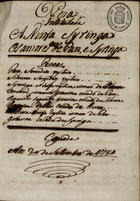 LIMA, Alexandre António de, 1699-1760<br/>Opera intitulada A ninfa Syringa ou Os amores de Pan e Syringa / [Alexandre António de Lima] 1784 Set. 20. - [1], 46 f., enc. ; 21 cm