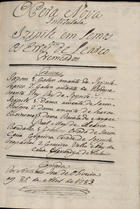 METASTASIO, Pietro, 1698-1782<br/>Opera nova intitulada Izipile em Lemos ou Os erros de Learco premeados / [Pietro Metastasio] 1783 Abr. 25. - [1], 48 f., enc. ; 21 cm