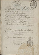 FREIRE, Francisco José, C.O. 1719-1773,<br/>Opera intitulada Olysses em Lisboa / [Cândido Lusitano] 1782 Nov. 8. - [1], 37, [2] f., enc. ; 21 cm