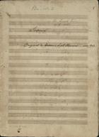 MOREIRA, António Leal, 1758-1819<br/>Sinfonia / Original de Antonio Leal Moreira 1803. - Partitura (28 p.) ; 320 mm