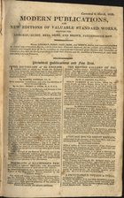 BROUGHTOM, Samuel Daniel, 1787-1837<br/>Letters from Portugal, Spain, &and France, written during the campaigns of 1812, 1813, & 1814, addressed to a friend in England : drescribing the leading features of the provinces passed through, and the state of society, manners, habits of the people / by S. D. Broughton. - London : Longman, Hurst, Rees, Orme, and Brown, Paternoster Row, 1815. - 412 p. : 1 f. desdobr. ; 23 cm