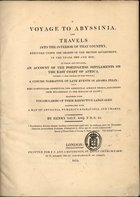 SALT, Henry, 1780-1827<br/>A voyage to Abyssinia, and travels into the interior of that country... in years 1809 and 1810 ; in which are included, an account of the portuguese settlements on the East Coast of Africa, visited in the course of the voyage ; a concise narrative of late events in Arabia felix ; some particulars respecting the aboriginal african tribes, extending from Mosambique to the borders of Egypt... / by Henry Salt, Esq. F. R. S.. - London : printed for F. C. and J. Rivington, 1814. - XI, 506, LXXV p. : il., grav., mapas ; 32 cm
