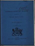 FICALHO, Conde de, 1837-1903<br/>On Central African plants collected by major Serpa Pinto / Count Ficalho and W. P. Hiern. - London : Taylor and Francis, 1881. - 36, [4] p. il. : il. ; 30 cm