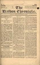 The Lisbon chronicle / ed. João da Silva. - N. 1 (2 Mar. 1839)-n. 6 (13 Abr. 1839). - Lisbon : Office of F. C. A., 1839. - 39 cm
