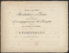 PORTUGAL, Marcos, 1762-1830<br/>Teneri e cari affetti : recitativo ed aria nellopera la morte di Mithridate / da S. Portogallo. - Lipsia : Breitkopf e Härtel, [entre 1806 e 1808]. - Partitura (7 p.) ; 26x34 cm