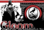 
						O mundo de Gloom é um lugar triste e resignado. O céu é cinza, o chá é frio, a uma nova tragédia está logo na esquina. Dívida, doença, ataque cardíaco, e pacotes de raivosos ratos comedores de carne, apenas quando parece que as coisas não podem ficar piores, elas ficam. Mas alguns dizem que aquela recompensa após a morte é baseada na tristeza suportada em vida. Se é assim, talvez haja esperança - se não nesse mundo, então na paz que já no além.<br />
<br />
No card game Gloom, você assume o controle do destino de uma excêntrica família de desajeitados e misântropos. O objetivo do jogo é triste, porém simples: você quer que seus personagens sofram as maiores tragédias possíveis antes de ocupar seu devido lugar após morrerem. Você jogará horríveis infortúnios nas suas cartas. O jogador com o menor total de pontos em sua família ganha!<br />
<br />
As cartas são impressas em cartas plásticas transparentes. Múltiplas cartas modificadoras podem ser jogadas em cima da carta do mesmo personagem e como as cartas são transparentes, elementos das cartas previamente jogadas aparecem ou são ofuscadas pelas jogadas em cima.					
				 -  Jogos Temáticos -  Jogo de Cartas; Horror; Miniaturas -  Administração de Cartas; Ação Simultânea; Jogo em Equipe; Rolagem de Dados