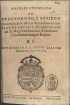 Napoles consolada en su alvoroto, y sosiego. - En Zaragoza : [s.n.], 1643. - 19 f.