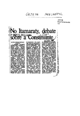 <BR>Data: 28/11/1986<BR>Fonte: Gazeta Mercantil, São Paulo, p. 29, 28/11/ de 1986<BR>Endereço para citar este documento: ->www2.senado.leg.br/bdsf/item/id/117589