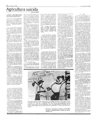 <BR>Data: 18/12/1986<BR>Fonte: Correio Braziliense, Brasília, nº 8656, p. 6, 18/12/ de 1986<BR>Endereço para citar este documento: -www2.senado.leg.br/bdsf/item/id/117694->www2.senado.leg.br/bdsf/item/id/117694