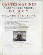 MORTIER, Pierre, I, 1661-1711<br/>Cartes marines a lªusage des armées du roy de la Grande Bretagne : Faites sur les memoires les plus nouveaux, des plus experts ingenieurs et pilotes, et enrichies des porfils des plus fameux ports de mer et de villes maritimes de lªEurope / gravées et recüeilllies par le Sr. Romain De Hooge. - A Amsterdam : Chez Pierre Mortier Libraire sur le Vygen Dam, Avec Privilege de Nos Seigneurs les Estats de Hollande et West-Frise, 1708. - 1 atlas, 8 mapas : color. ; 62 cm