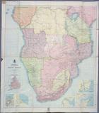 BARTHOLOMEW, John George, 1860-1920<br/>Central and South Africa / J. G. Bartholomew. - Escala 1:5600000. - Edinburgh : John Bartholomew, 1891. - 1 mapa : color. ; 85,40x74,90 cm, dobr. 21,50x12,00 cm