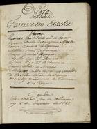 Opera intitulada Farnace em Eraclea, 1783 Fev. 8