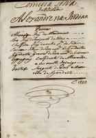 METASTASIO, Pietro, 1698-1782<br/>Comedia nova intitulada Alexandre na India 1797. - [1], 51 f., enc. ; 21 cm