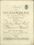 SILVA, António José da, fl. 1779-1800<br/>Moda original / del Sig.r Antonio Joze da Silva. - Lisboa : P. A. Marchal e Milcent, [1793]. - Partitura (2 p.) ; 32 cm. - (Jornal de modinhas ; Ano 1, N.º 20)