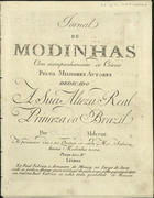 PORTUGAL, Marcos, 1762-1830<br/>Moda : Perdoar con condições : com accompag.to de cravo, e 2 mandolinos / composta pello Signor Marcos Antonio. - [Reimpresso em 1794-1795]. - Lisboa : Francisco Domingos Milcent, [1793]. - Partitura (2 p.) ; 32 cm + 1 parte instrumental (bandolins). - (Jornal de modinhas ; Ano 2, N.º 4)