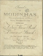 JESUS, José Roiz de, fl. 1790-1810<br/>Modinha do Zabumba / por Joze Roíz dJezus. - Lisboa : Fran.co Dom.gos Milcent, [1795]. - Partitura (2 p.) ; 32 cm. - (Jornal de modinhas ; Ano 3, N.º 16)