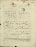 LEITE, António da Silva, 1759-1833<br/>Duo / de Antonio da S.ª Leite. - Lisboa : Fran.co Dom.gos Milcent, [1795]. - Partitura (2 p.) ; 32 cm. - (Jornal de modinhas ; Ano 3, N.º 21)