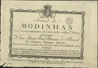 LEITE, António da Silva, 1759-1833<br/>Tercetto / de Antonio Gallassi. - Lisboa : Francisco Domingos Milcent, [1795-1796]. - Partitura ([3] p.) ; 20 cm. - (Jornal de modinhas ; Ano 4, N.º 24)