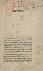COELHO, Adolfo, 1847-1919<br/>[A questão do ensino / Adolfo Coelho]. - [Porto : s.n., 1872]. - IX, 69 p. ; 22 cm