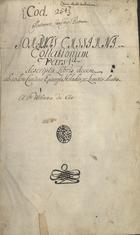 CASSIANO, João, ca 370-ca 435<br/>Liber collationum Sanctorum Patrum / editus a Beato Cassiano Episcopo [1201-1300]. - [3], [117], [4] f. (2 colunas, 31 linhas) : pergaminho, il. color. ; 370x235 mm