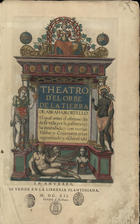 ORTELIUS, Abraham, 1527-1598<br/>Theatro del orbe de la tierra / de Abraham Ortello. - En Anveres : Libreria Plantiniana, 1612. - 1 atlas, [22] p., 128 fól. de texto e mapas : color. ; 49 cm