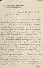 CARNEIRO, Mário de Sá, 1890-1916<br/>Gentil amor / [Mário de Sá Carneiro]. - Paris, 1913 fev. 10. - 7, 1 p. em 4 f. ; 21 x 13,5 cm