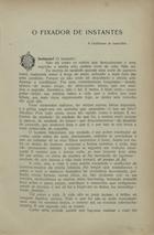 CARNEIRO, Mário de Sá, 1890-1916<br/>O fixador de instantes / Mário de Sá-Carneiro