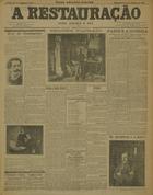 CARNEIRO, Mário de Sá, 1890-1916<br/>Paris e a guerra : a -Restauração- entrevista o escriptor Mário de Sá-Carneiro, há pouco chegado de Paris : as suas impressões sobre -a cidade- nos dias de mobilisação / Mário de Sá-Carneiro, entrevistado