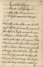 Carta de hum Ministro a El Rey Felipe IV sobre o fazer ou não paz com Portugal [17--]. - F. [341-346 v.] ; 20 cm