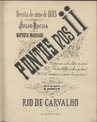 CARVALHO, João Pedro Rio de, 1838-1907<br/>Fado alfacinha : para piano / por Rio de Carvalho. - Lisboa : Lith. R. das Flores, [ca. 1886]. - Partitura ([2] p.) ; 34 cm